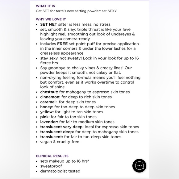 Tarte Setting Powder - Picture 5 of 5